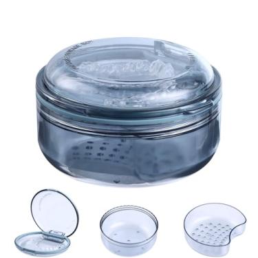 Imagem de LONGMON Capa retentora, 2 em 1, capa retentora multifuncional, capa retentora fina, capa de limpeza de retentor ortodôntico para retentores, alinhadores, protetor noturno/protetor bucal