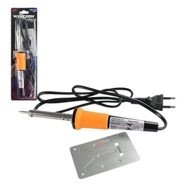 Imagem de Ferro de Solda Elétrico, 30W, 110V, com Base de Suporte