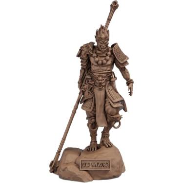 Imagem de Estátua Rei Macaco Sun Wukong - Jornada ao Oeste (Cor Madeira)