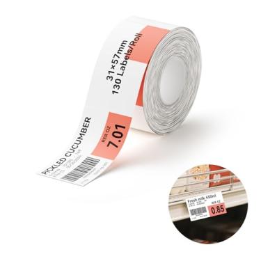 Imagem de NIIMBOT Etiquetas de transferência térmica M2, apenas para etiquetadoras M2, longo tempo de armazenamento, para pequenas empresas, roupas, logotipo, frasco, etiquetagem de endereço, etiqueta de