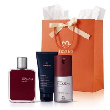 Imagem de Presente Natura Homem Sagaz Natura Deo Parfum 100ml + Body Splash 100m