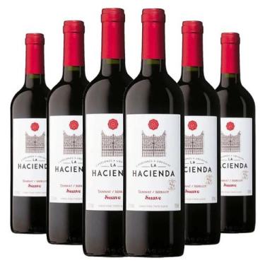 Imagem de Kit Caixa Fechada 6 Garrafas La Hacienda Sweet Tannat Merlot - Kit Div