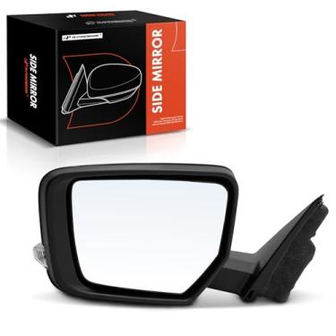 Imagem de A-Premium Espelho retrovisor elétrico do lado do motorista - compatível com Chevrolet Impala 2014-2020 - Espelho retrovisor externo preto dobrável manual aquecido com seta, com luz de poça -