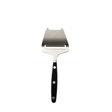 Imagem de Swissmar Avião de queijo Bavaria – Lâmina de aço inoxidável polido acetinado de 19 cm para cheddar, Swiss e Monterey Jack – Cabo completo com rebites – Fatias consistentes – Caixa de presente
