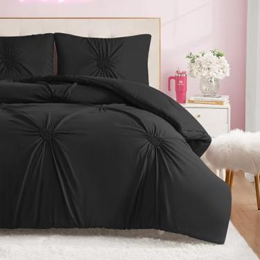 Imagem de Juicy Couture Amora Conjunto de edredom de 2 peças, solteiro/solteiro GG, conjunto de cama preto