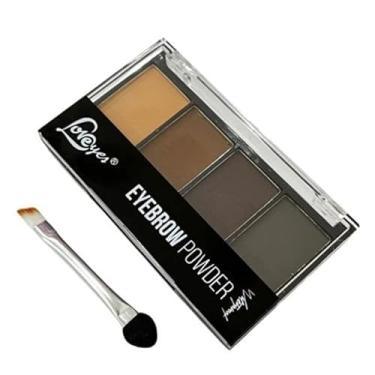 Imagem de Quarteto de Sombras para Sobrancelha Paleta Natural Definição Makeup Maquiagem