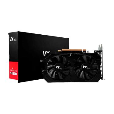Imagem de Placa De Vídeo Vxpro, Amd Radeon Rx580, 8Gb, Gddr5, 256 Bits, Pci-E 3.0, Preta - Rx580-8Gd5