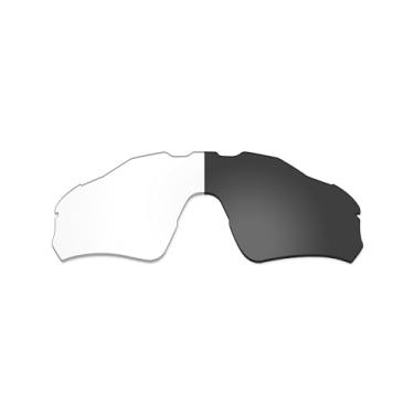 Imagem de Vonxyz Óculos de sol de substituição para óculos de sol Oakley Radar EV XS Path OJ9001 - Preto transparente ativado fotocromático