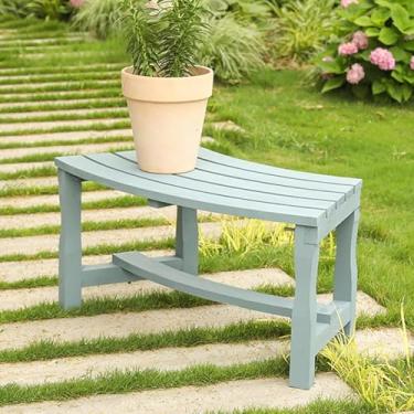 Imagem de Banco De Jardim Banco De Árvore Surround Madeira Semicircular Semicircular Semicircular Redonda Externa Para Jardim De Gramado, Brown