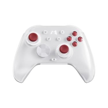 Imagem de MOBAPAD Huben2 Wireless Switch Controller Pro – Controle de PC com motores lineares ALPS, interruptor de controle Pro, botões mecânicos Omron, movimento de 6 eixos (branco)
