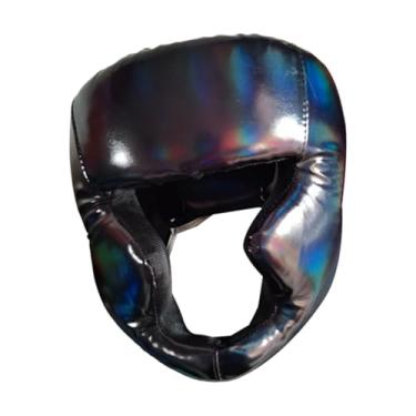Imagem de Zxpjkyu Capacetes Esportivos para Boxe, Equipamentos de Treinamento para Capacetes de Sparring para Adultos, Proteção para a Cabeça, Preto