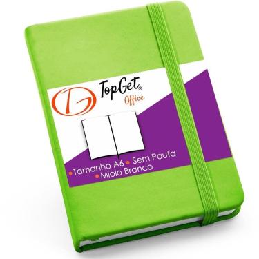 Imagem de Caderneta 9X14Cm 80 Fls Sem Pauta Kind Topget - Verde Claro