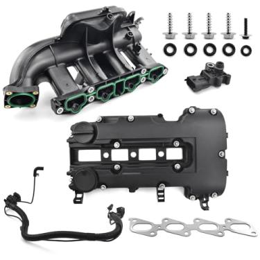 Imagem de Kit de tampa da válvula do coletor de admissão do motor adequado para Chevy Sonic Cruze Trax Tracker Encore 1.4L substituições # 615-380, 55573746666 , 2519 3343