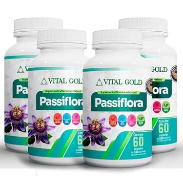 Imagem de PASSIFLORA - 500mg (60 Cápsulas) VITAL GOLD + (4)
