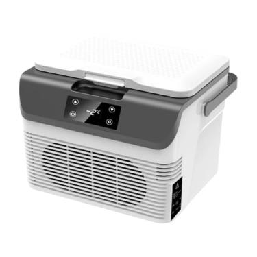 Imagem de predolo Refrigerador de carro 24V12V Mini geladeira com alça de 28°C a 65°C Freezer elétrico multifuncional para viagens de acampamento
