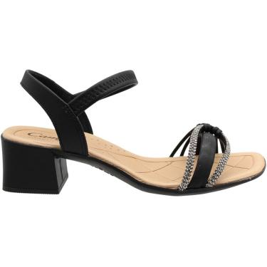 Imagem de Sandália Salto Baixo Campesí Tira Em Strass Feminina