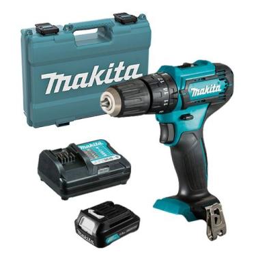 Imagem de Parafusadeira Furadeira de Impacto HP333DWYX3 Makita à Bateria 1.5Ah 1