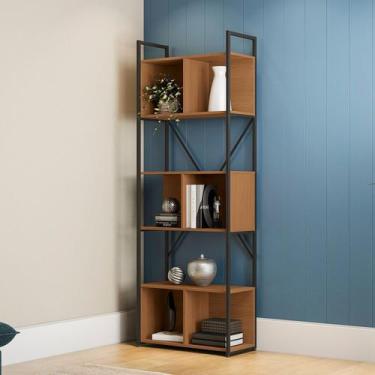 Imagem de Estante para Livros 6 Prateleiras 200cmx72cm Office Industrial - Kappe