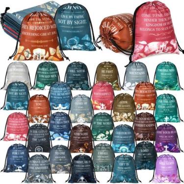 Imagem de Sacos religiosos com cordão Hosuly 25x20 cm 30 peças
