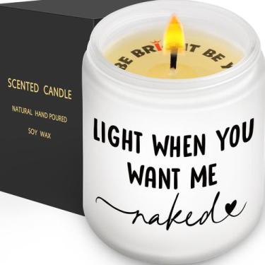 Imagem de Vela de soja perfumada AWIZ Light When You Want Me Naked 265 ml