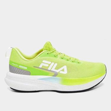 Imagem de Tênis Fila Racer Fastpace Masculino, Verde limão, Azul, 40