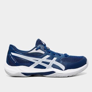 Imagem de Tênis Asics Gel Rocket 12 Masculino, Azul, Cinza, 41