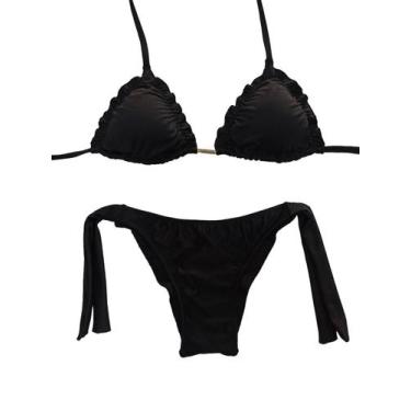 Imagem de Biquíni ripple bojo removível calcinha levanta bumbum de amarrar - Ger