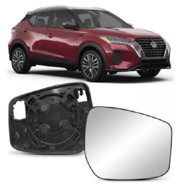 Imagem de Lente Base Retrovisor Nissan Kicks 2015  Convexo Lado Direito - TOP