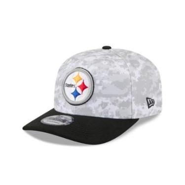 Imagem de BONE NEW ERA 9SEVENTY PITTSBURGH STEELERS NFL SALUTE SERVICE 2025 MILITAR-Masculino