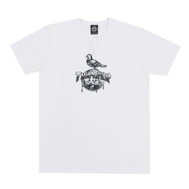 Imagem de Camiseta Thrasher Magazine X Anti Hero Cover The Earth - Branco-Masculino