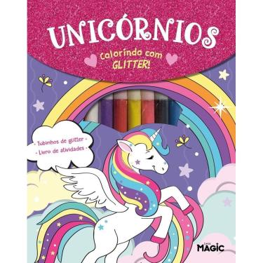 Imagem de Unicórnios - Colorindo Com Glitter