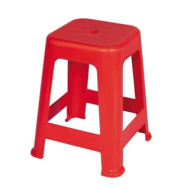 Imagem de Banqueta Plástica Mor Vermelha