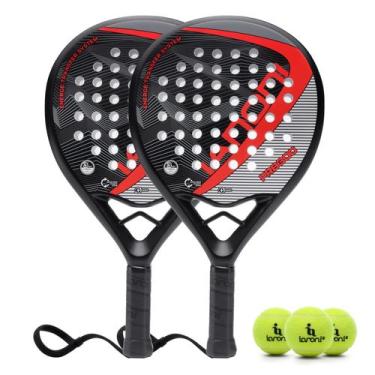 Imagem de Raquete de padel WLSRW com superfície de fibra de carbono EVA Memory F