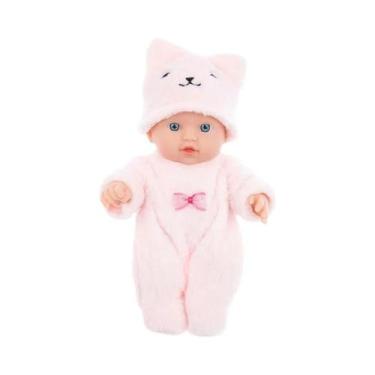 Imagem de Boneca De Silicone De 8 Polegadas Com Roupas E Chapéus Melhor Presente