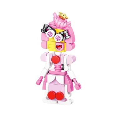 Imagem de Conjunto De Blocos De Montar De Figuras De Anime De Circo Digital Fofo