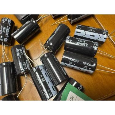 Imagem de 5 PCS Takefast 25V10000UF 18*35mm 10000UF 25V 18*35 capacitor eletrolí