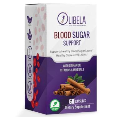 Imagem de Olibela Suplemento Saude Sanguinea com Vitaminas, Cromo, Canela, Ácido Alfa-Lipóico e Minerais – 60 Cápsulas – Apoio ao Metabolismo da Glicose e Bem-estar – Vegano e Sem Glúten (1)