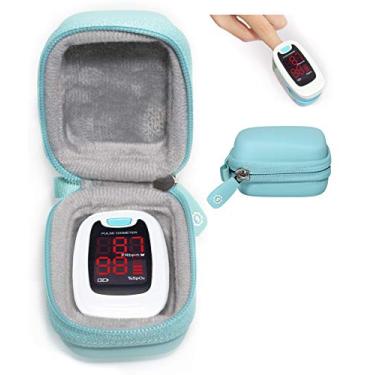 Imagem de Estojo oxímetro de pulso com ponta de dedo para CONTEC CMS50A, Zacurate Pro 500DL, 500BL, Childrend; Facelake FL400 t. FL350, CMS500DA; Innovo Deluxe, Santamedical 2. ANKOVO, MIBEST, Metene, ATMOKO (APENAS CA)