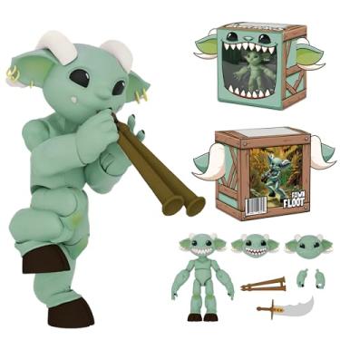 Imagem de Plunderlings Fawn Floot, Lone Coconut Action Figure, Unique Pirate Goblin Figures, Fresh Character Line with 3 Swappable Faces, Magnetic Hats & Mix-and-Match Gear