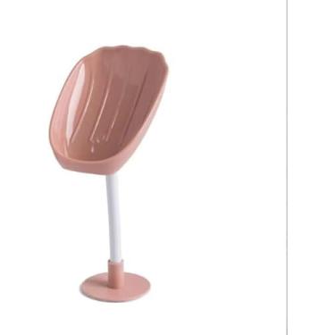 Imagem de Saboneteira, suporte de sabão em barra autodrenante para pia de banheiro, bandeja de sabão de drenagem resistente à ferrugem com design de fácil limpeza - Armazenamento de banheiro