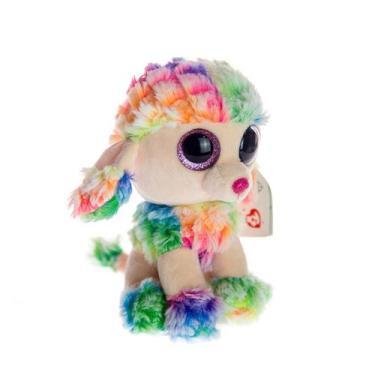 Imagem de Boneca de brinquedo de pelúcia colorida Poodle 20cm - yiweisai