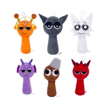 Imagem de Boneco De Pelúcia Infantil Sprunki, Brinquedo De Pelúcia, Almofada De 