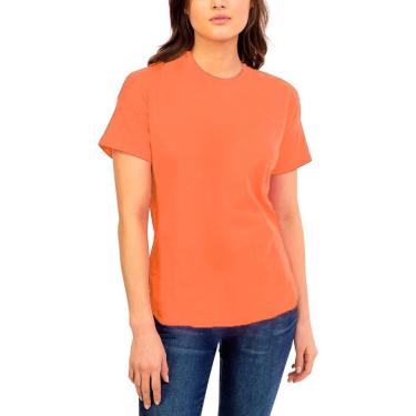 Imagem de Camiseta Mullet Slim Fitness Feminina Casual Básica Conforto-Feminino