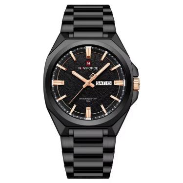 Imagem de Relógio de Quartzo Masculino de Aço Inoxidável 3ATM  Prova d`Água Minimalista