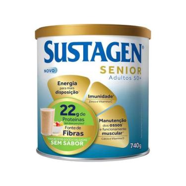 Imagem de Complemento Alimentar Sustagen Senior Adultos 50+ Sem Sabor 740g, 740g