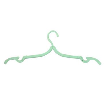 Imagem de Cabide De Plástico Dobrável Para Viagem 13x7cm - Top rio, VERDE