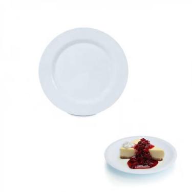 Imagem de 2 Pratos Raso de Sobremesa Melamina Branco 15cm - Chinatown