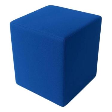 Imagem de Puff Puf Decorativo Em material sintético Promoção! - LSN MIX, Azul
