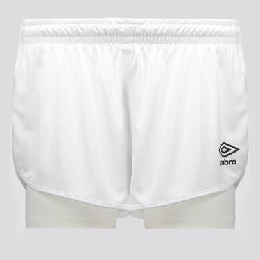Imagem de Calção Umbro Baller Feminino Branco-Feminino