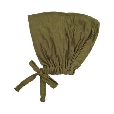 Imagem de Touca Hijab Modal Feminina, Turbante Interno Com Cordão, Chapéu Islâmi